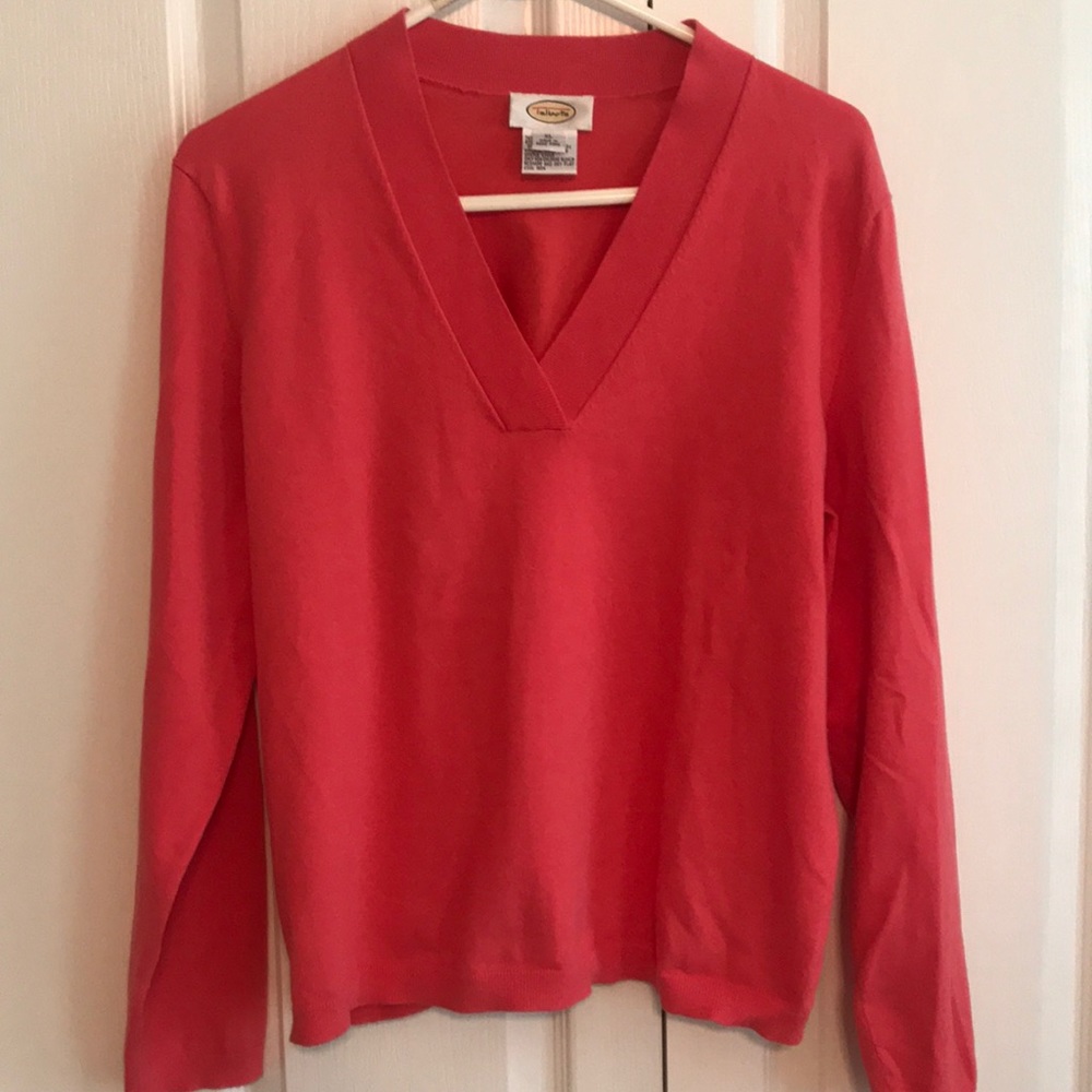 Talbots Long Sleeve V-Neck Sweater